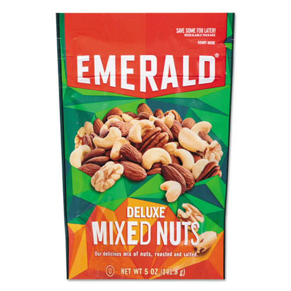 Deluxe Mixed Nuts, 5 oz Pack, 6/Carton