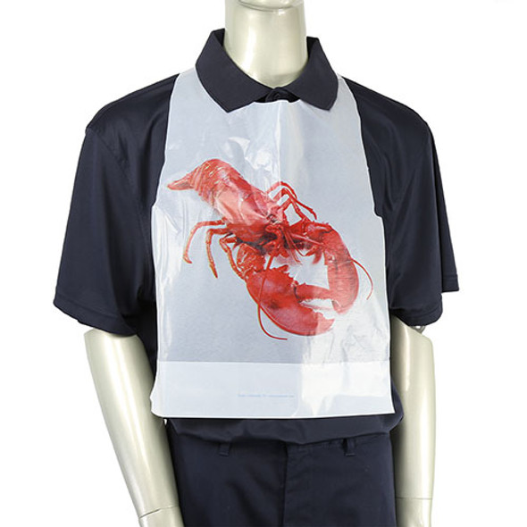 Royal Plastic Lobster Bib, Case of 500