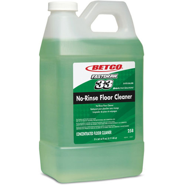 Floor Cleaner, No-Rinse, 1/2 Gal, 4/CT