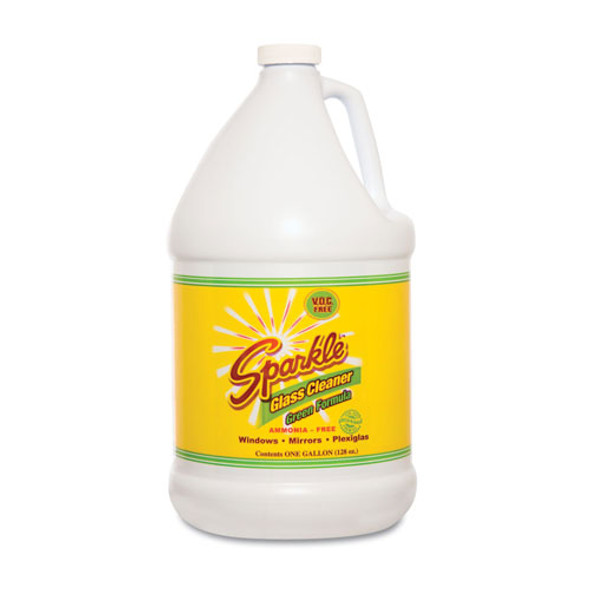 Green Formula Glass Cleaner, 1gal Refill Bottle