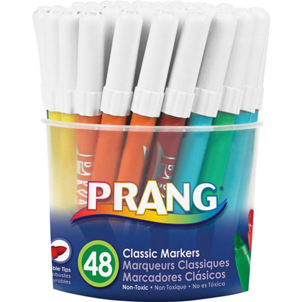 Classic Art Markers, Fine Point, 48 Assorted Colors, 48/Set