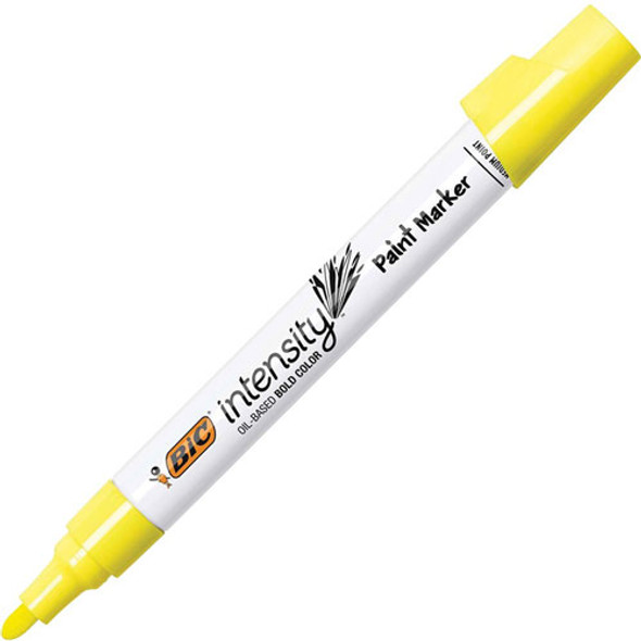 Marker, Permanent, Paint, 2-4/5"Wx6"Lx2-4/5"H, 12/DZ, Yellow
