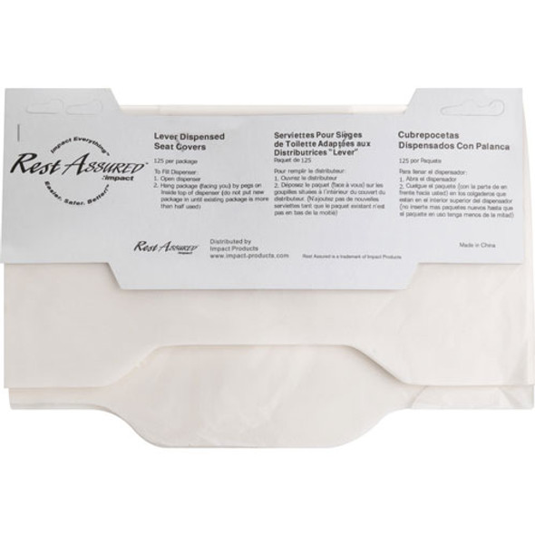 Toilet Seat Covers, Flushable/Biodegradable, White