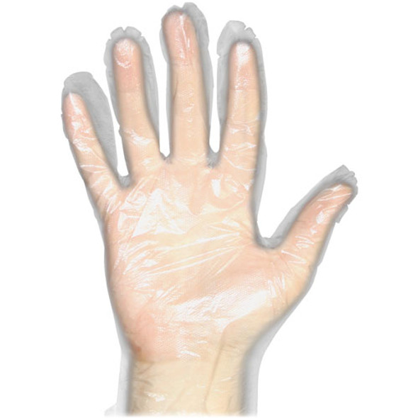 Disposable Gloves, Polyethylene, Medium, 10BX/CT, Clear