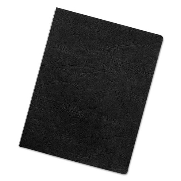 Executive Leather-Like Presentation Cover, Square, 11 x 8 1/2, Black, 200/PK