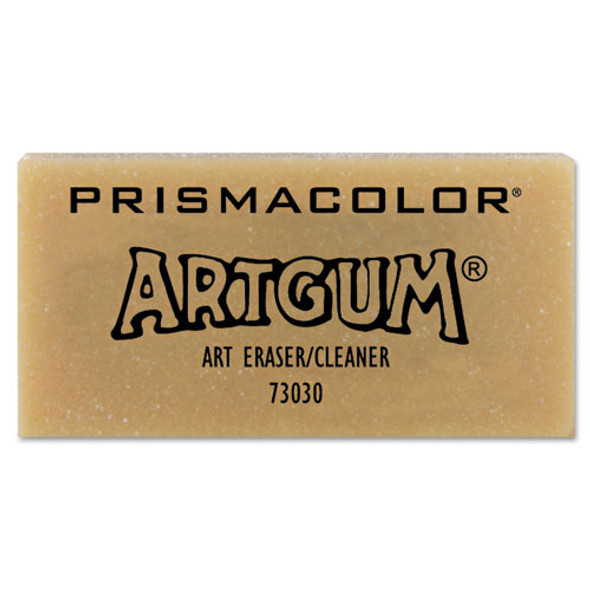 ARTGUM Eraser, Rectangular, Large, Off White, Kneaded Rubber, Dozen