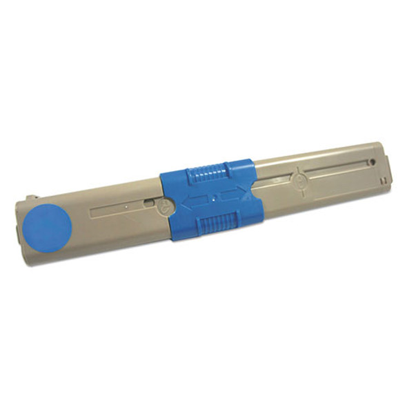 Remanufactured 44469703 Toner, 2000 Page-Yield, Cyan