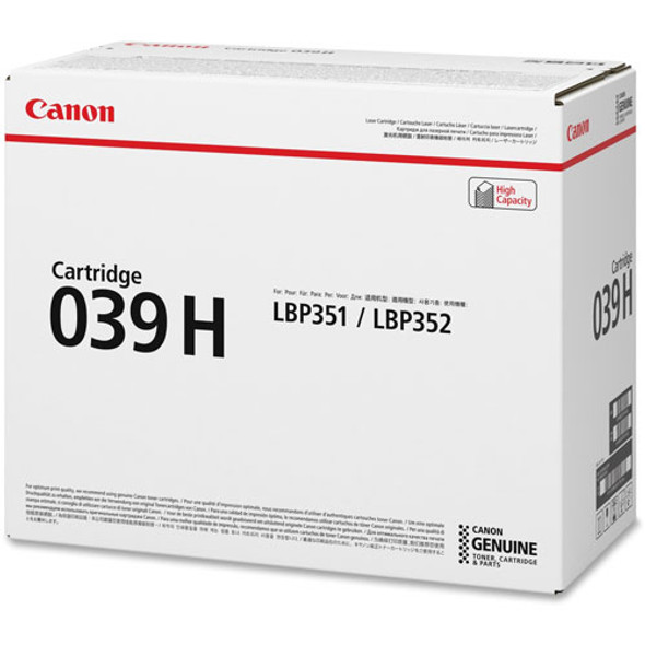0288C001AA (039H) High-Yield Ink, Black
