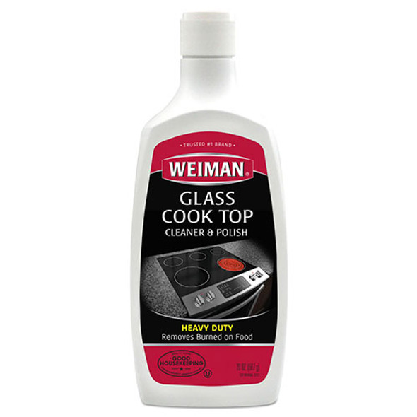 Weiman Products Glass Cook Top Cleaner and Polish, 20 oz, Squeeze Bottle, 6/CT