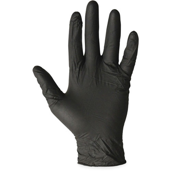Gloves, Disposable, Nitrile, Small, 10BX/CT, Black