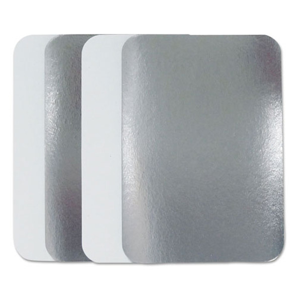 Flat Board Lids for 2.25 lb Oblong Pans, 500 /Carton