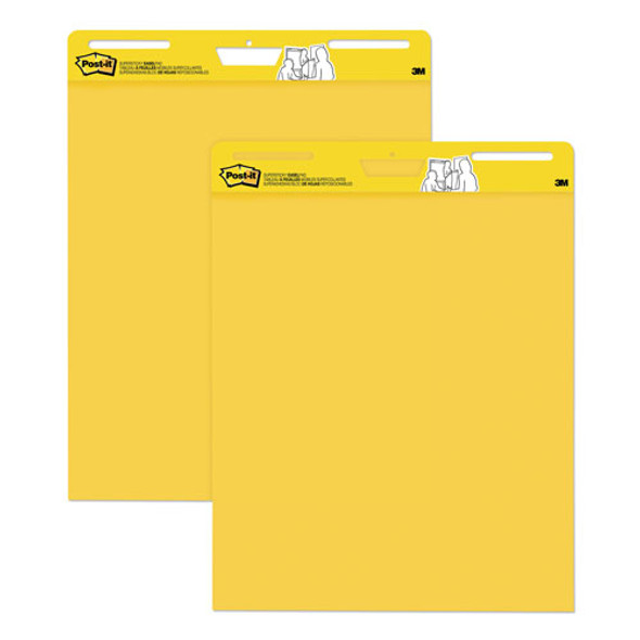 Self Stick Easel Pads, 25 x 30, Yellow, 30 Sheets, 2 Pads/Pack
