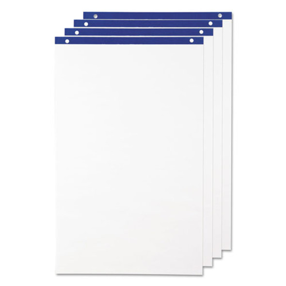 Conference Cabinet Flipchart Pad, 21 x 33.75, White, 50 Sheets, 4/Carton