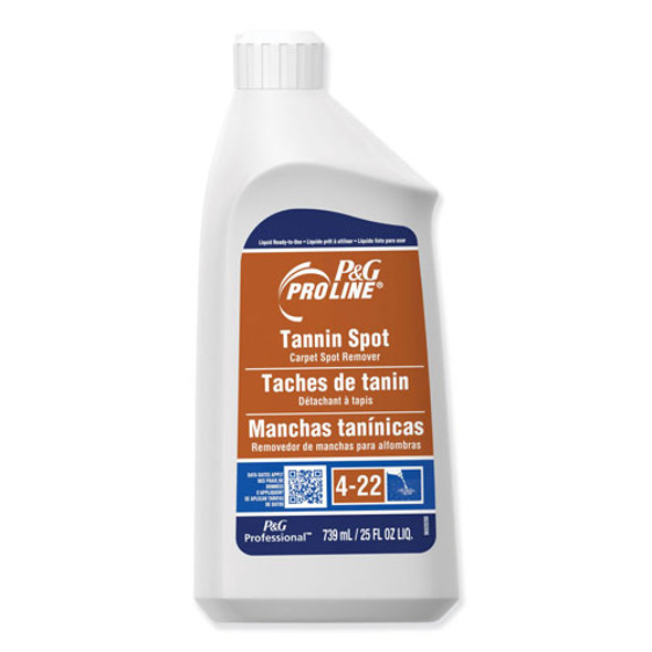 Tannin Carpet Spot Remover, #22, Peach, 25 oz. Bottle, 15/Case