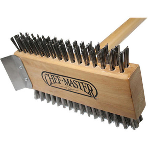 Brush Broiler with Scraper