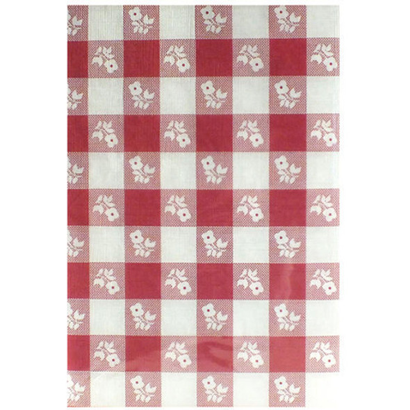 Tablecover, 54"x108", Red Gingham