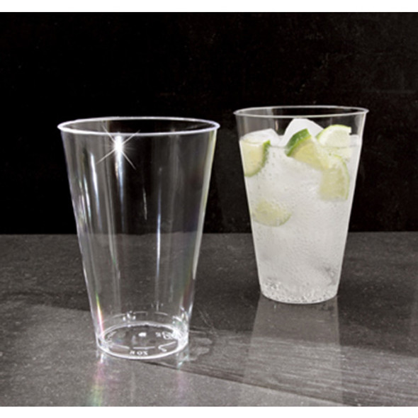 Plastic Tumbler, 14 OZ, Clear