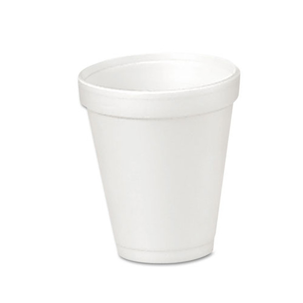 Dart Foam Drink Cups, 4oz, 25/Bag, 40 Bags/Carton