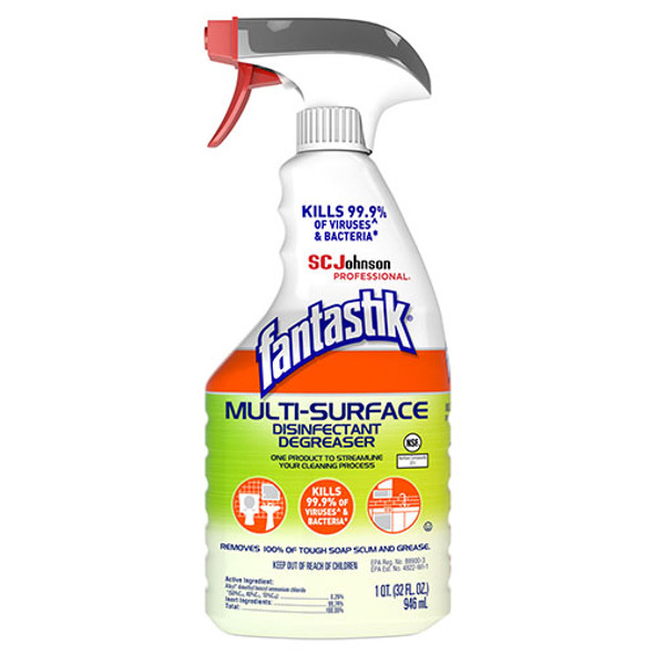 Multi-Surface Disinfectant Degreaser, Herbal, 32 oz Spray Bottle, 8/Carton