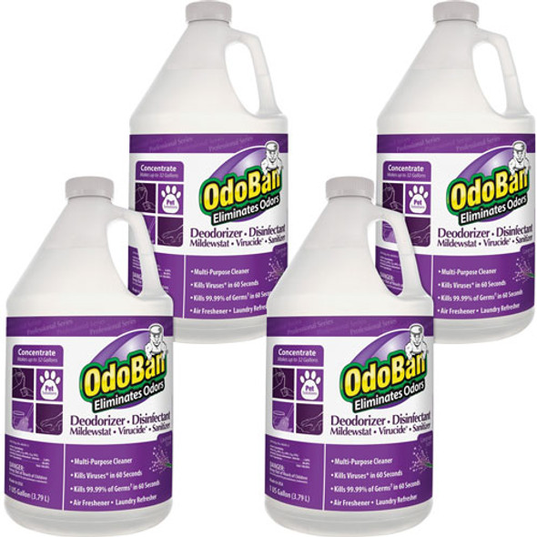 Odor Eliminator, Concentrate, Lavender, 1 Gal, 4/CT