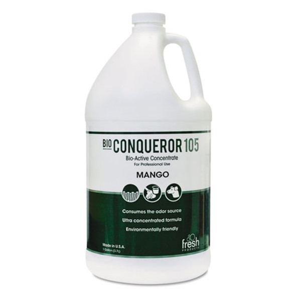 Bio Conqueror 105 Enzymatic Odor Counteractant Concentrate, Mango, 1 gal, 4/Carton