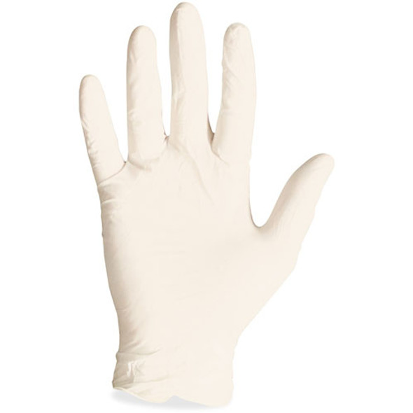 Impact Disposable Gloves, Latex, Powder Free, Large, 10BX/CT, Natural