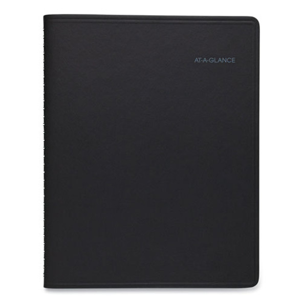 QuickNotes Monthly Planner, 11 x 8.25, Black, 2022