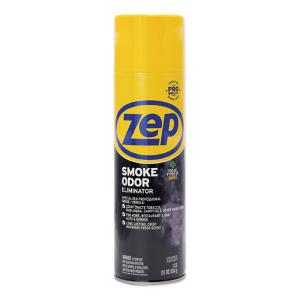 Zep Commercial® Smoke Odor Eliminator, Fresh Scent, 16 oz, Spray Can