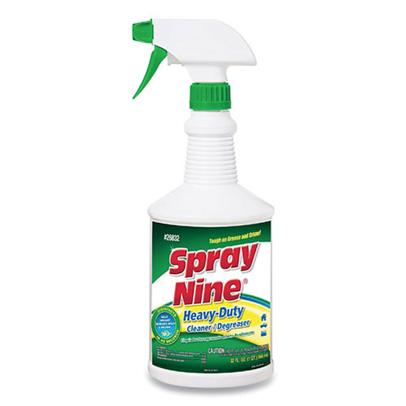 Heavy Duty Cleaner/Degreaser/Disinfectant, Citrus Scent, 32 oz Bottle, 1 Trigger Sprayer per Carton, 12 Bottles/Carton