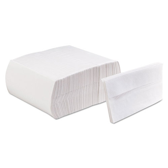 Morsoft Dispenser Napkins, 1-Ply, White, 13 1/2 x 6, Paper, 8,000/Carton