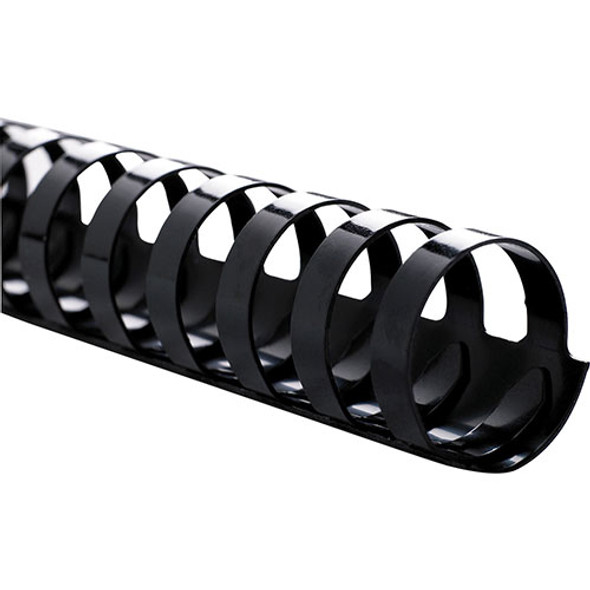 Plastic Binding Spines, 1-1/2", 320 Sheet Capacity, 100/Box, black