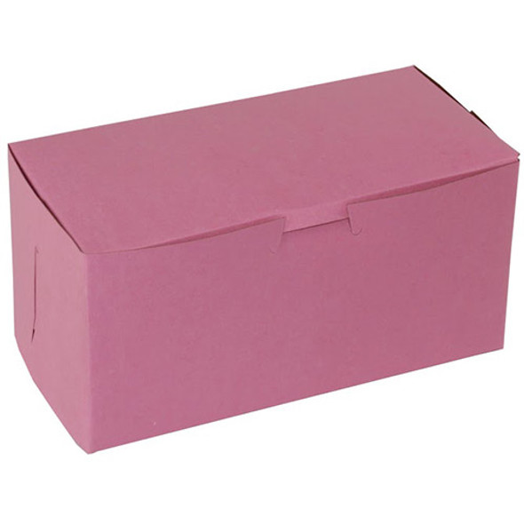 Pink Bakery Box, 8" x 4" x 4"