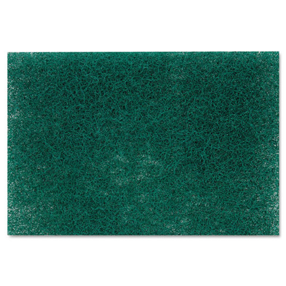 Commercial Heavy Duty Scouring Pad 86, 6" x 9", Green, 12/Pack, 3 Packs/Carton