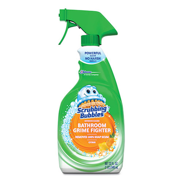 Multi Surface Bathroom Cleaner, Citrus Scent, 32 oz Spray Bottle, 8/CT