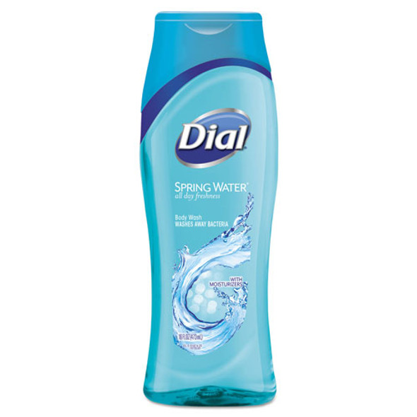 Dial Spring Water Body Wash, 11.75 oz, 6/Carton