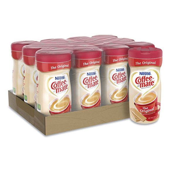 Non-Dairy Powdered Creamer, Original, 11 oz Canister, 12/Carton