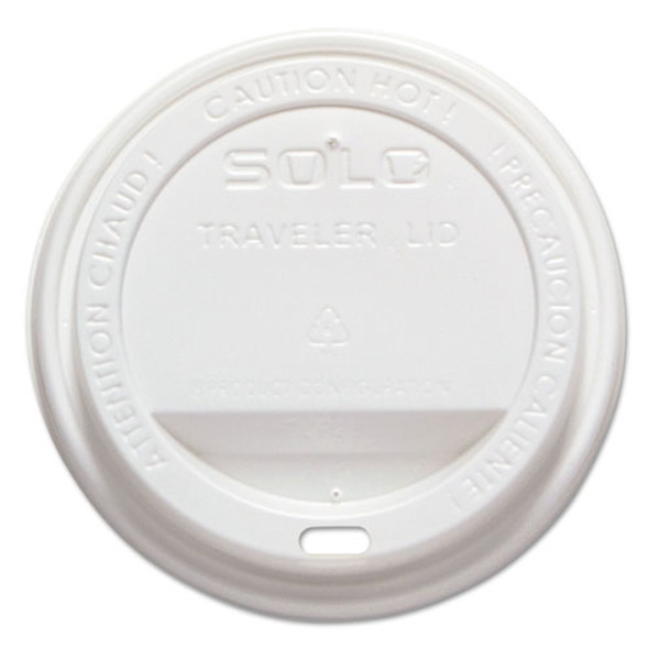 Solo TLP316 Traveler Drink-Thru Lids for 12 and 16 Ounce Meridian Hot Drink Cups