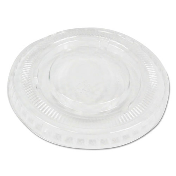 Soufflé/Portion Cup Lids, Fits 2 oz Portion Cups, Clear, 2500/Carton