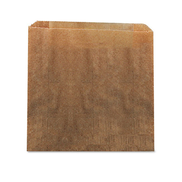 Waxed Kraft Liners, 10.5" x 9.38", Brown, 250/Carton