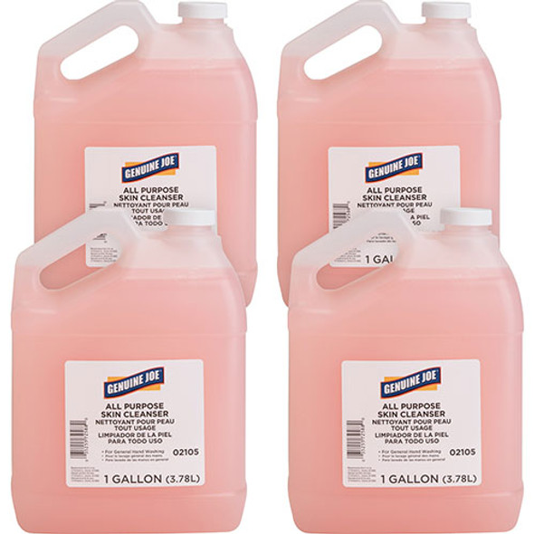 Hand Soap Lotion, Dispenser Refill, 1Gal, 4/CT, Pink