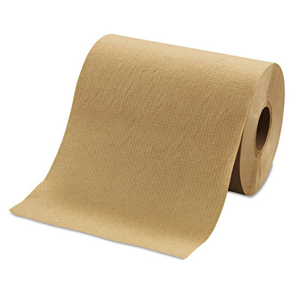 Morsoft Universal Roll Towels, 8" x 350 ft, Brown, 12 Rolls/Carton
