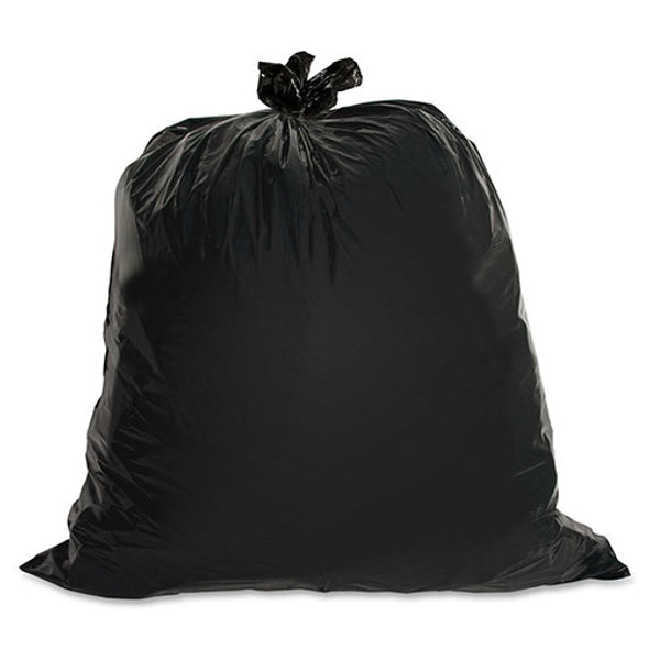 Black Trash Bags, 60 Gallon, 1.5 Mil, Box of 50