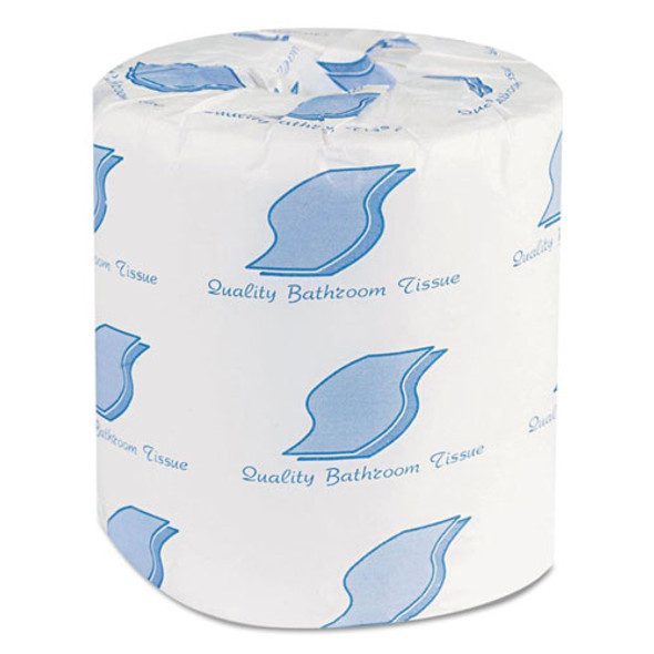 Bathroom Tissues, Septic Safe, 2-Ply, White, 500 Sheets/Roll, 96 Rolls/Carton