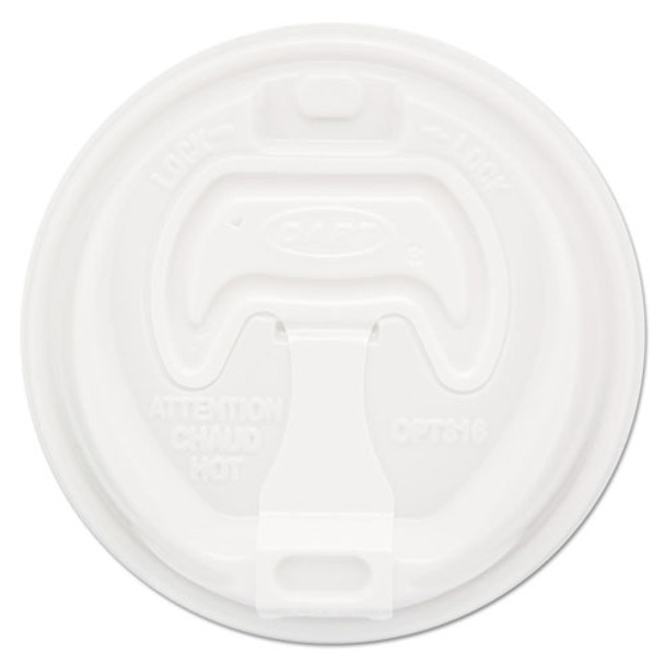 Dart Reclosable Hot Cup Lid, Black