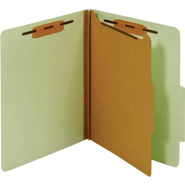 Classification Folder, 1 Partition, Letter, Green