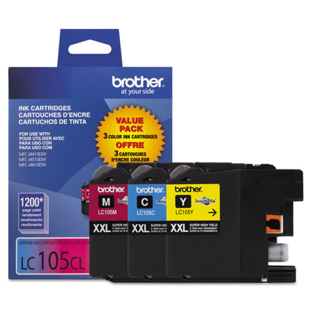 LC1053PKS Innobella Super High-Yield Ink, 1200 Page-Yield, Cyan/Magenta/Yellow