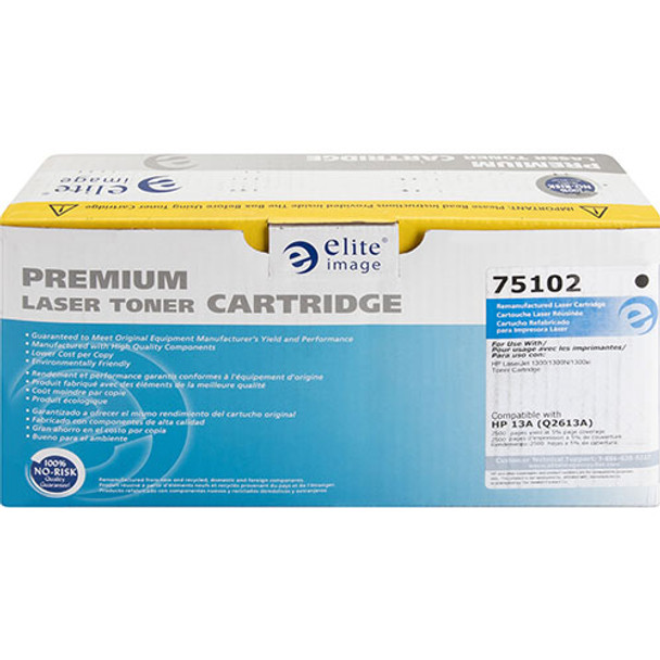 Remanufactured Toner Cartridge, Alternative for HP 13A (Q2613A), Laser, 2500 Pages, Black, 1 Each