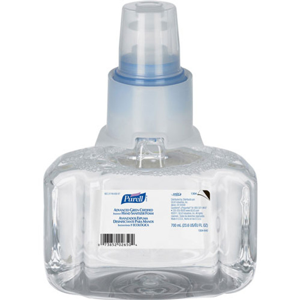 Advanced Green Certified, Hand Foam Sanitizer Refill, 700mL