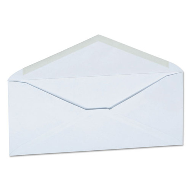 Universal Business Envelope, #10, Monarch Flap, Gummed Closure, 4.13 x 9.5, White, 250/Carton