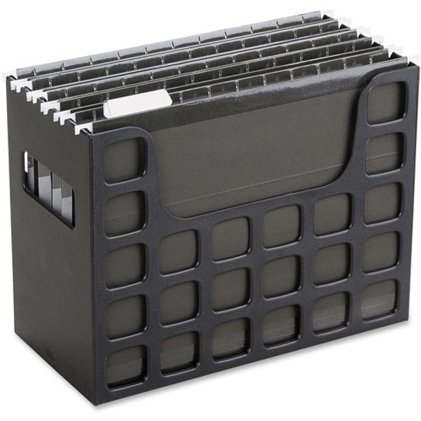 Letter Size Hanging Folder File, 12 1/4w x 6d x 9 1/2h, Black